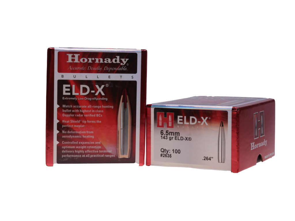 Hornady 6 5mm 264 143 gr eld x bullets 100 